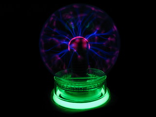 Image showing Blue magic ball