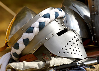 Image showing image of ancient helmet