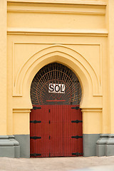 Image showing Bullfight arena entrance