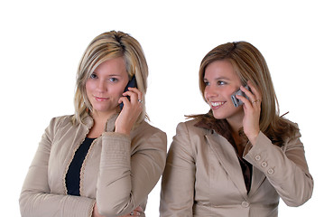 Image showing Girls On The Phone