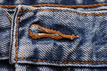 Image showing jeans detail