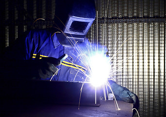 Image showing fine image of welder of work 01