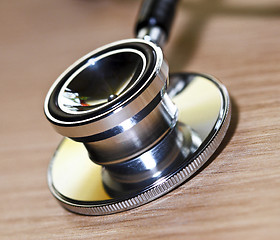Image showing  stethoscope medic tool