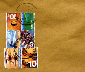 Image showing envelope stamp asian