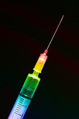 Image showing Syringe closeup