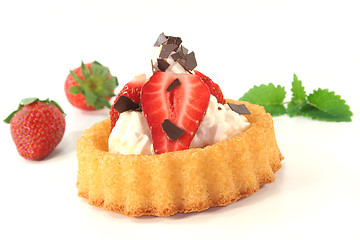 Image showing Strawberry pie