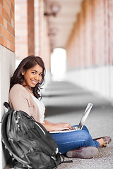 Image showing Asian student on campus