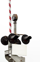 Image showing Empty sign on train signal