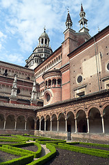 Image showing Italian Monastery Certosa di Pavia