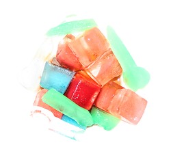 Image showing Colorful Ice Cubes