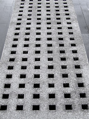 Image showing Concrete perforation