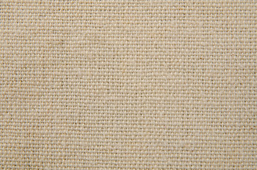 Image showing Cream texture canvas fabric