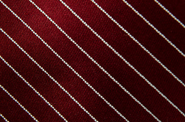 Image showing Closeup view of a striped neck tie