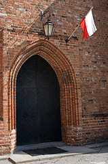 Image showing Gothic door.