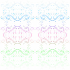 Image showing Colorful seamless floral pattern