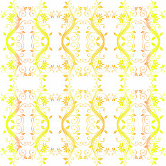 Image showing Colorful seamless floral pattern