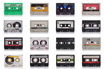 Image showing retro music cassette