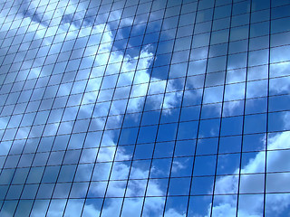 Image showing Sky reflection horizontal