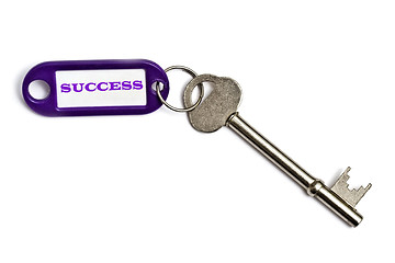 Image showing Key with a success tag 