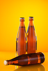 Image showing Couple beer bottles