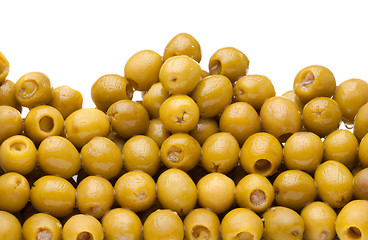 Image showing A lot of olives