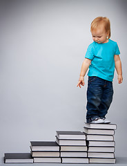 Image showing Kid on top of early education leader