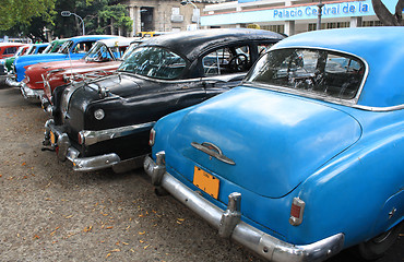 Image showing Vintage Cars in Havana, Cuba