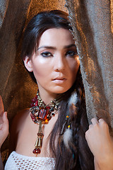 Image showing American Indian beauty