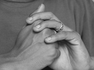 Image showing hands together