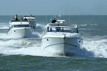 Image showing speedboats