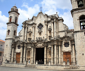 Image showing Havana Cathedral, Cuba