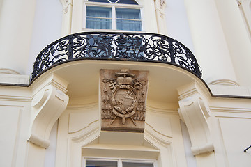 Image showing historic building, stucco on the walls