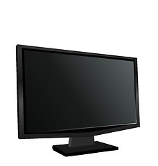 Image showing Illustration the switched off monitor TFT