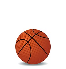 Image showing Realistic illustration of basket ball