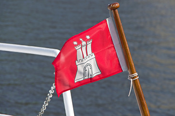 Image showing hamburg flag