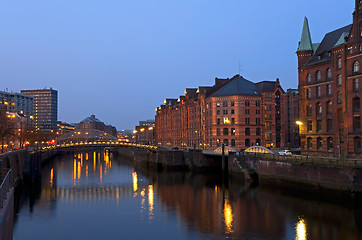 Image showing hamburg speicherstadt