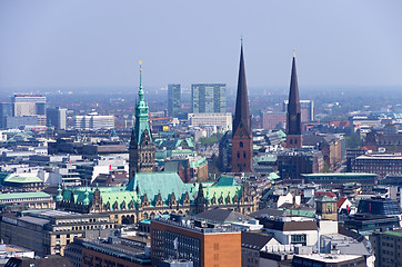 Image showing hamburg skyline