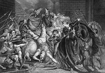 Image showing William Walworth Lord Mayor of London Killing Wat Tyler