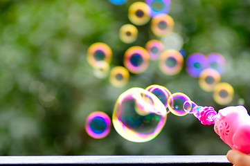 Image showing Soap bubbles