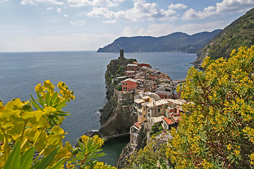 Image showing Landscape,Vernazza, Italy