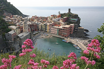 Image showing Cinque terre, Vernazza, Italy. 