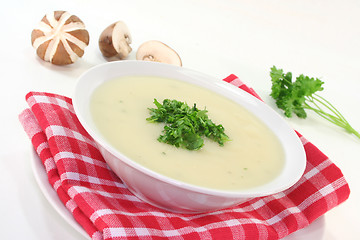Image showing Mushroom cream soup