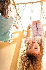 Image showing kids playing at gym