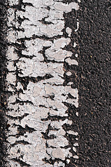 Image showing Asphalt Road Surface With Line