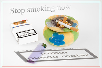 Image showing Stop smoking