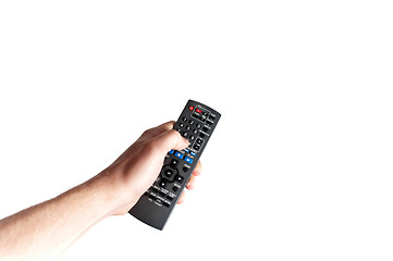 Image showing TV remote isolated on white