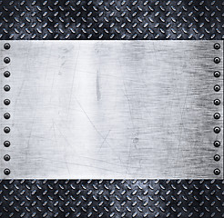 Image showing old metal background texture