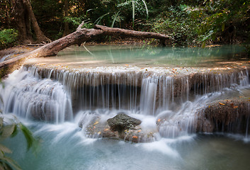 Image showing beautiful waterfall cascades