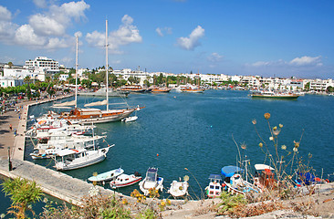 Image showing Greece. Dodecanesse. Island Kos. Kos town. Harbor 