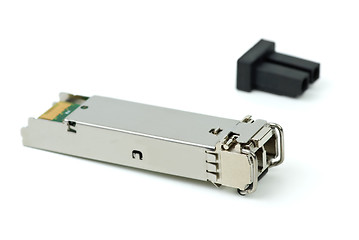 Image showing Optical gigabit sfp module for network switch